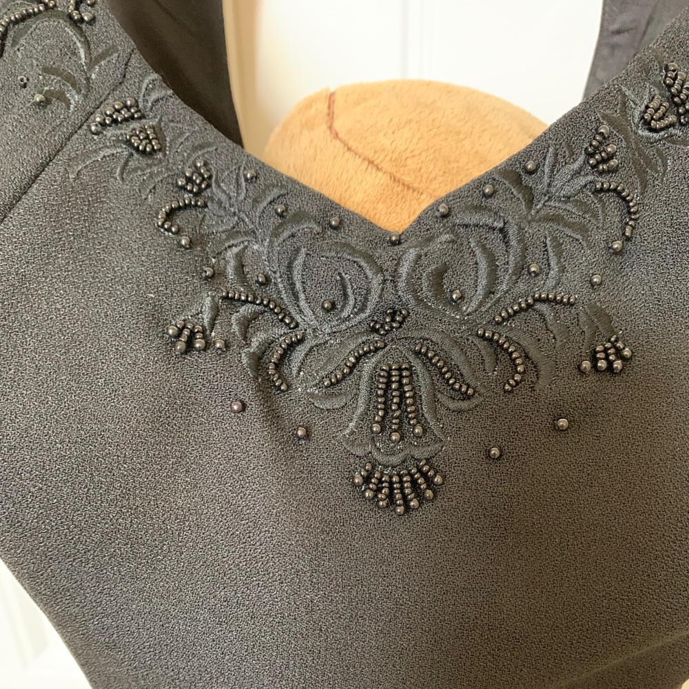 Black evening dress